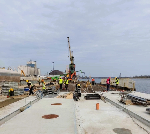 Kolejne metry nabrzeży w Szczecinie gotowe-GospodarkaMorska.pl