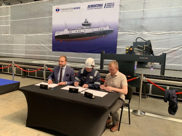 W stoczni Remontowa Shipbuilding S.A. rozpoczyna się budowa promu dla norweskiego armatora-GospodarkaMorska.pl