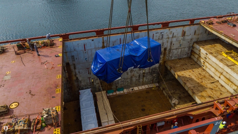 Port Gdańsk. Generatory GE popłynęły do Azji-GospodarkaMorska.pl