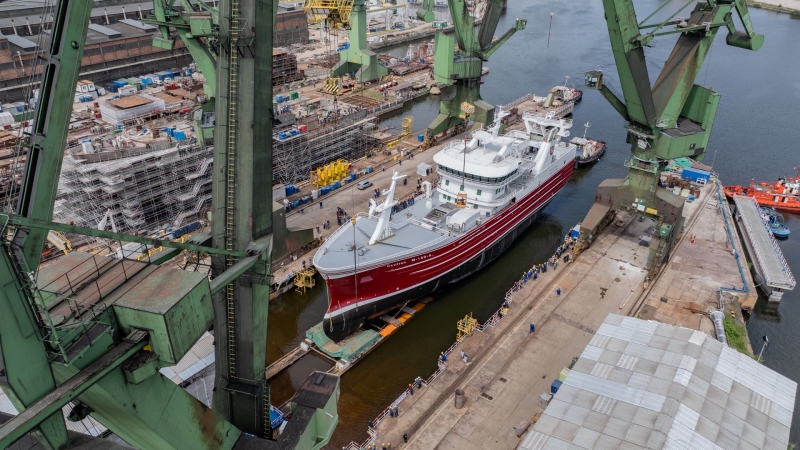 Karstensen nie zwalnia tempa. W Gdańsku odbyło się wodowanie kolejnego statku-GospodarkaMorska.pl