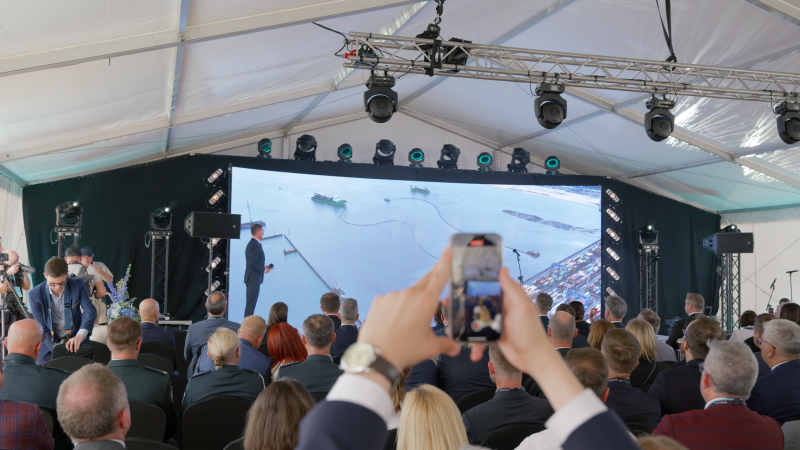 Baltic Hub powiększa Polskę. Kamień węgielny wmurowany, pierwsze statki w przyszłym roku-GospodarkaMorska.pl