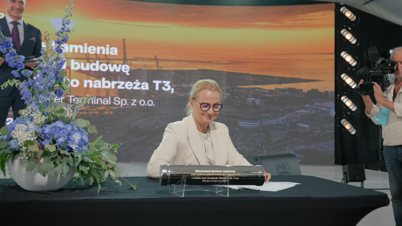 Baltic Hub powiększa Polskę. Kamień węgielny wmurowany, pierwsze statki w przyszłym roku-GospodarkaMorska.pl