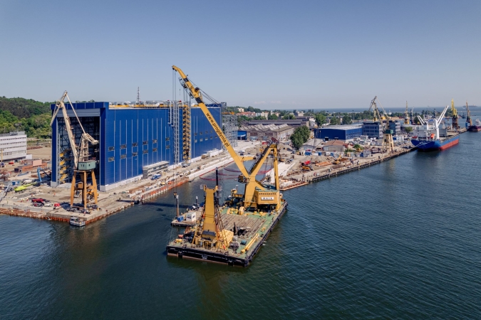 Budowa wnęki dokowej w Porcie Gdynia. Stary slip rozebrany-GospodarkaMorska.pl