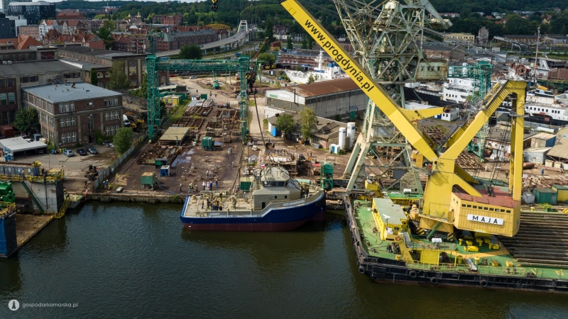W stoczni Safe zwodowano holownik UKD Seadragon-GospodarkaMorska.pl