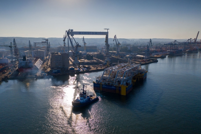 Kolos z CRIST SA popłynął budować najdłuższy zatapialny tunel na świecie-GospodarkaMorska.pl