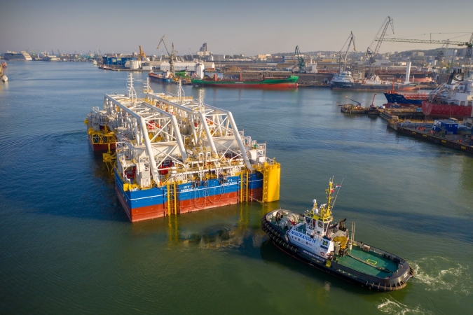 Kolos z CRIST SA popłynął budować najdłuższy zatapialny tunel na świecie-GospodarkaMorska.pl