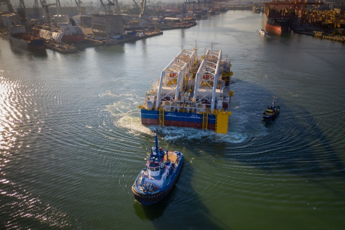 Kolos z CRIST SA popłynął budować najdłuższy zatapialny tunel na świecie-GospodarkaMorska.pl