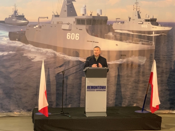 Remontowa Shipbuilding S.A. rozpoczęła budowę szóstego Kormorana. Przyszły ORP Czajka powstaje-GospodarkaMorska.pl