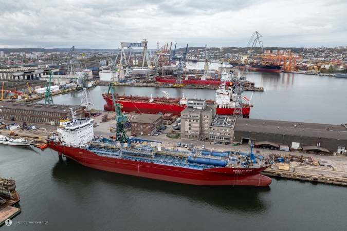 Stocznia Nauta: ważny przegląd klasowy tankowca-GospodarkaMorska.pl