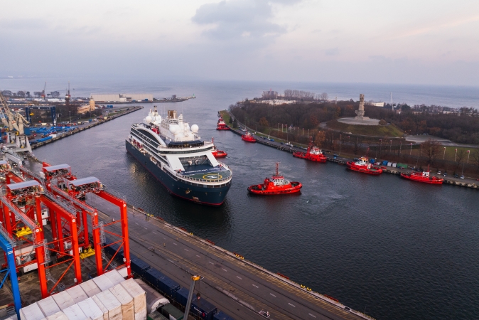 Francuski wycieczkowiec odwiedził Port Gdańsk -GospodarkaMorska.pl