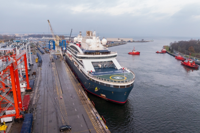 Francuski wycieczkowiec odwiedził Port Gdańsk -GospodarkaMorska.pl