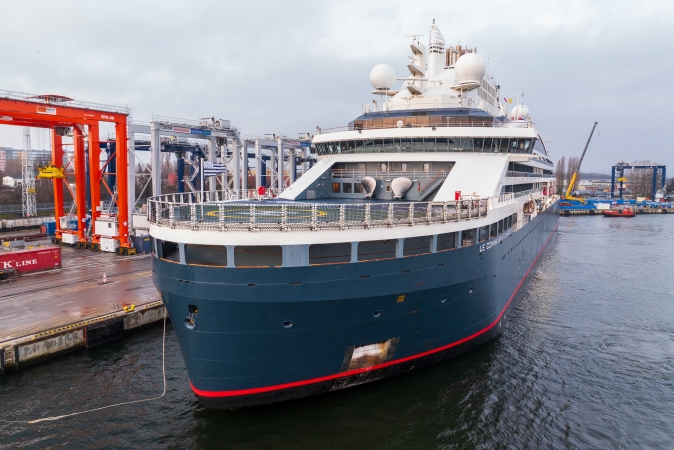 Francuski wycieczkowiec odwiedził Port Gdańsk -GospodarkaMorska.pl