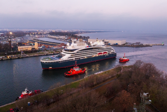 Francuski wycieczkowiec odwiedził Port Gdańsk -GospodarkaMorska.pl