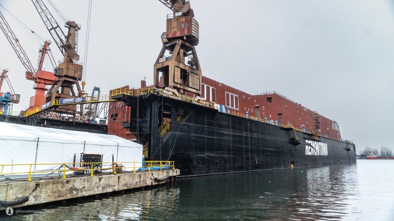 Drugi Ro-Pax dla polskiego armatora zwodowany w stoczni „Remontowa”-GospodarkaMorska.pl