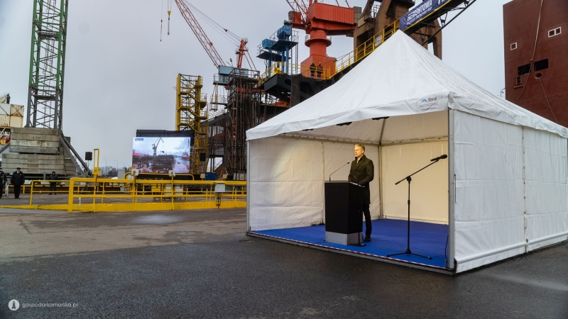 Drugi Ro-Pax dla polskiego armatora zwodowany w stoczni „Remontowa”-GospodarkaMorska.pl