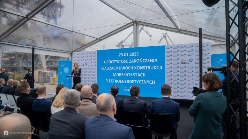 Grupa Przemysłowa Baltic ukończyła konstrukcje stacji elektroenergetycznych dla Baltic Power-GospodarkaMorska.pl
