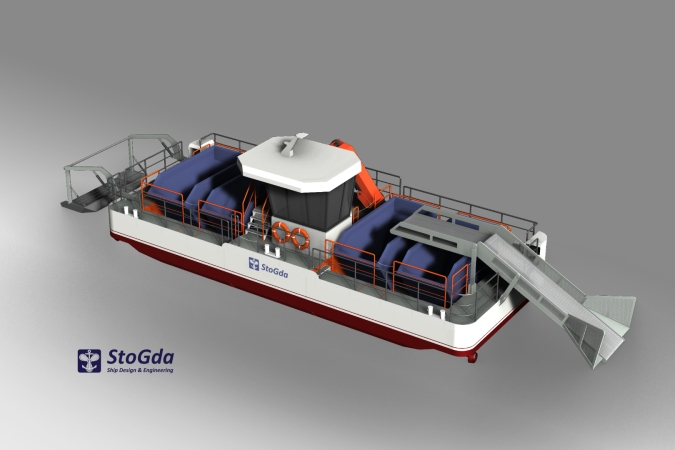 Jednostki do obsługi portów - propozycje od StoGda Ship Design & Engineering -GospodarkaMorska.pl