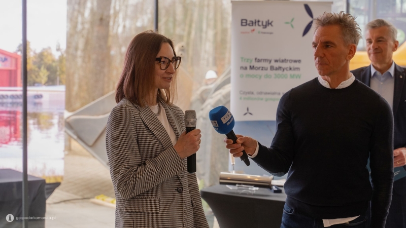 ­Equinor rusza z budową bazy serwisowej w Łebie. Uroczyste wmurowanie kamienia węgielnego-GospodarkaMorska.pl