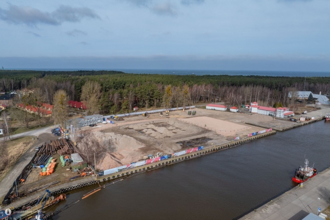 ­Equinor rusza z budową bazy serwisowej w Łebie. Uroczyste wmurowanie kamienia węgielnego-GospodarkaMorska.pl