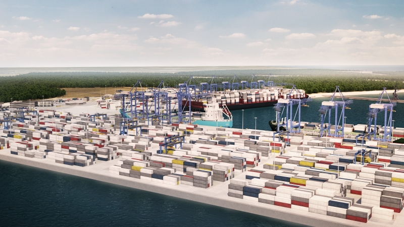 Wizualizacje terminalu DCT 2-GospodarkaMorska.pl