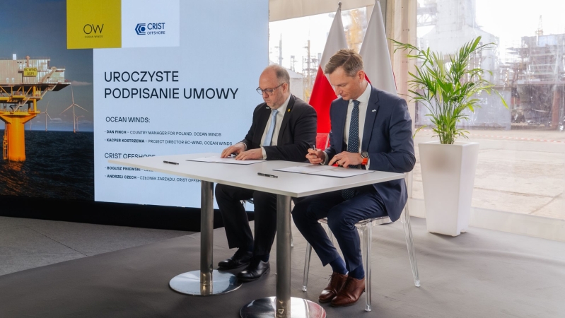 CRIST Offshore dołączył do ekstraklasy. Umowa na stację offshore z Ocean Winds podpisana-GospodarkaMorska.pl