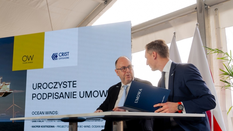 CRIST Offshore dołączył do ekstraklasy. Umowa na stację offshore z Ocean Winds podpisana-GospodarkaMorska.pl
