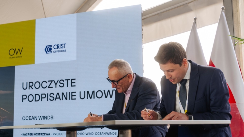 CRIST Offshore dołączył do ekstraklasy. Umowa na stację offshore z Ocean Winds podpisana-GospodarkaMorska.pl