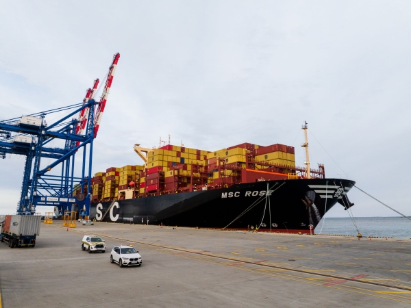 Do nabrzeża T3 zawijają kolejne statki. Wśród nich pierwszy kontenerowiec w ramach nowego serwisu MSC-GospodarkaMorska.pl