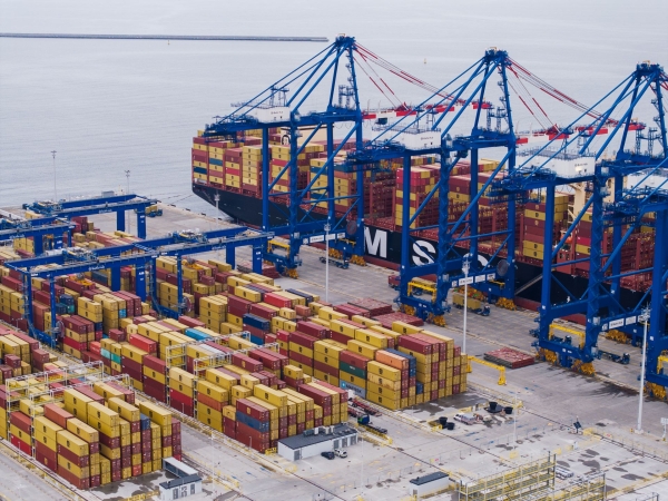 MSC Maura w Baltic Hub. Do Portu Gdańsk przybył pierwszy kontenerowiec w ramach serwisu oceanicznego Albatros-GospodarkaMorska.pl