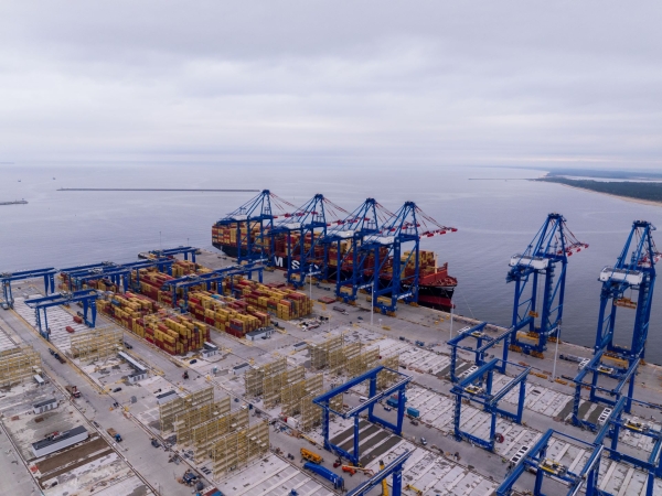 MSC Maura w Baltic Hub. Do Portu Gdańsk przybył pierwszy kontenerowiec w ramach serwisu oceanicznego Albatros-GospodarkaMorska.pl