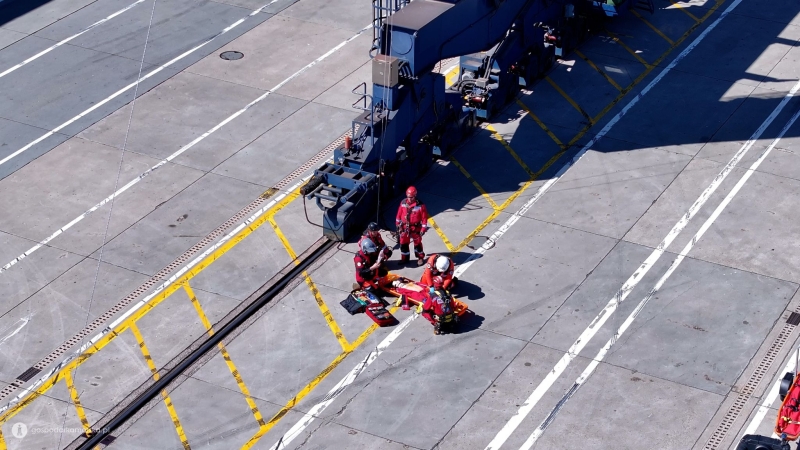 GCT: ćwiczenia i pokazy z okazji Światowego Dnia Bezpieczeństwa i Ochrony Zdrowia w Pracy-GospodarkaMorska.pl