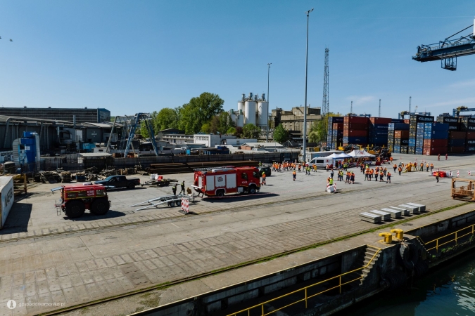 GCT: ćwiczenia i pokazy z okazji Światowego Dnia Bezpieczeństwa i Ochrony Zdrowia w Pracy-GospodarkaMorska.pl