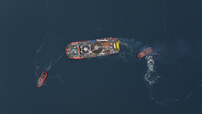 Nietypowy transport kablowca do polskiej stoczni-GospodarkaMorska.pl