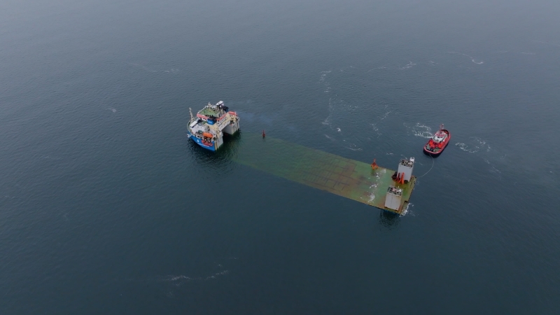 Nietypowy transport kablowca do polskiej stoczni-GospodarkaMorska.pl