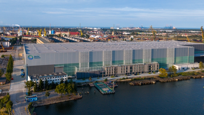 Baltic Towers celebruje wyprodukowanie pierwszej sekcji wieży offshore w Polsce-GospodarkaMorska.pl