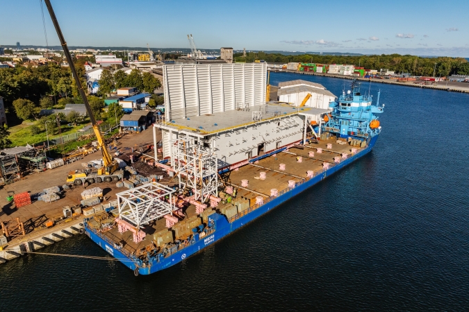 Mostostal Pomorze: imponująca konstrukcja offshore wypłynęła z Gdańska-GospodarkaMorska.pl