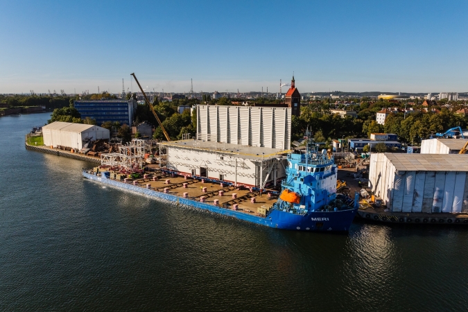 Mostostal Pomorze: imponująca konstrukcja offshore wypłynęła z Gdańska-GospodarkaMorska.pl