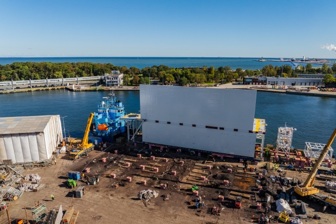 Mostostal Pomorze: imponująca konstrukcja offshore wypłynęła z Gdańska-GospodarkaMorska.pl