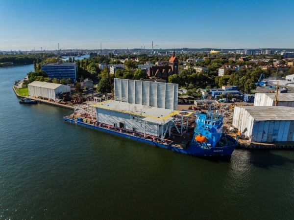 Mostostal Pomorze: imponująca konstrukcja offshore wypłynęła z Gdańska-GospodarkaMorska.pl