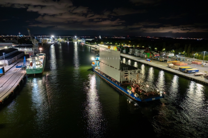 Mostostal Pomorze: imponująca konstrukcja offshore wypłynęła z Gdańska-GospodarkaMorska.pl