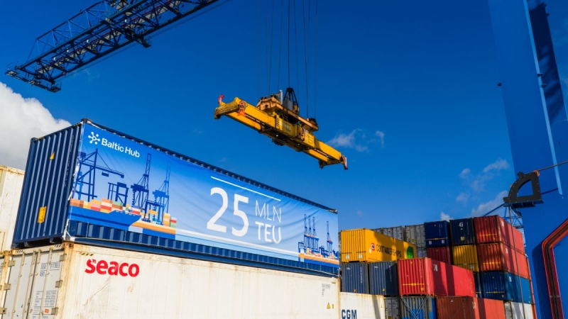 Baltic Hub przeładował 25 milionów TEU-GospodarkaMorska.pl