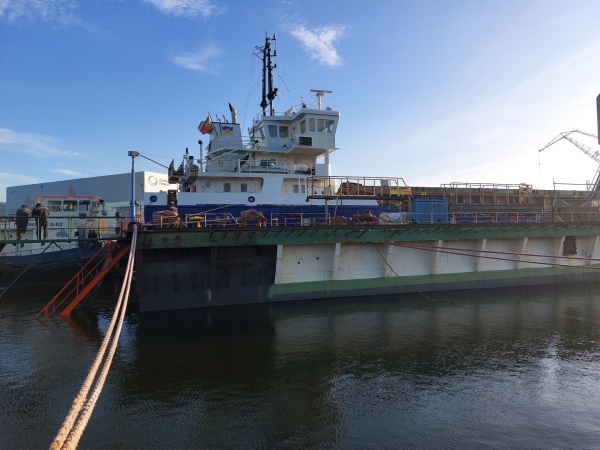 Stocznia Safe skupia się na remontach. 88-metrowy Isartal właśnie opuścił dok -GospodarkaMorska.pl