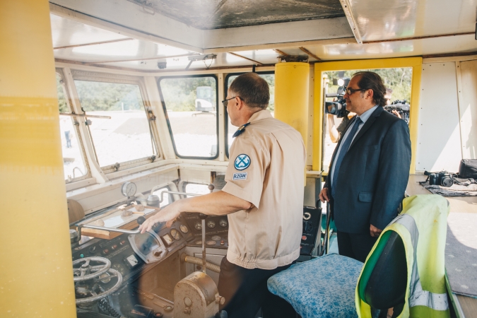 Śluza na stopniu wodnym w Malczycach otwarta. Minister Gróbarczyk: Ponad 20 lat nikt nie był w stanie jej dokończyć-GospodarkaMorska.pl