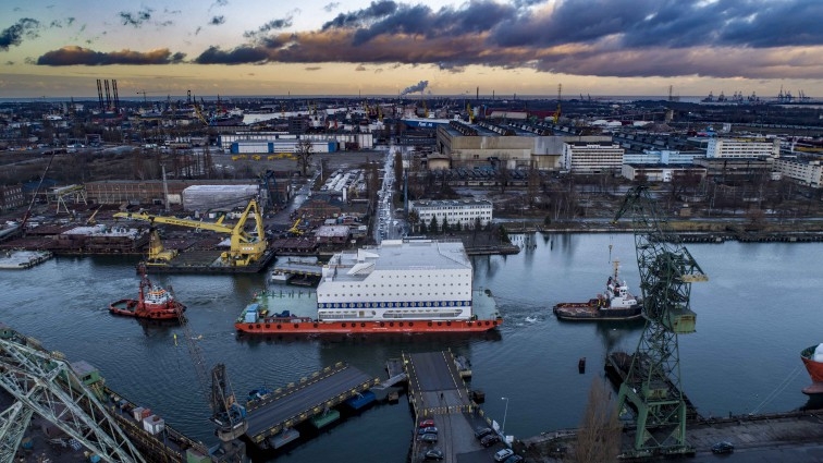Rufowa część nadbudówki na prom dla Brittany Ferries/fot. GospodarkaMorska.pl-GospodarkaMorska.pl