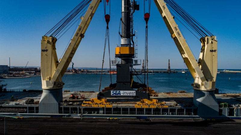 Port Gdańsk: Nowy żuraw Liebherr zwiększy zdolności przeładunkowe w Porcie Połnocnym [foto, wideo]-GospodarkaMorska.pl