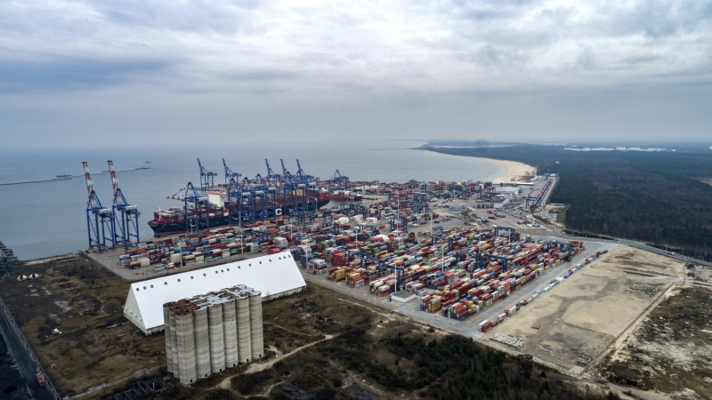 MSC Ambra po raz pierwszy w Porcie Gdańsk (foto, wideo)-GospodarkaMorska.pl