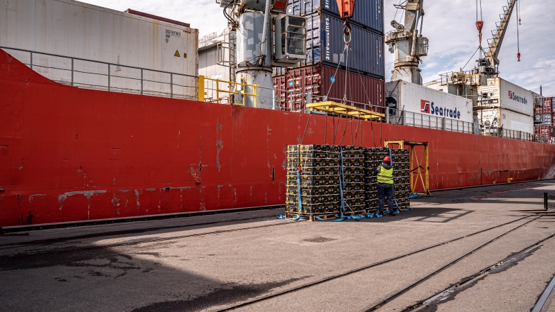 Bananowy serwis w Porcie Gdańsk (foto, wideo)-GospodarkaMorska.pl