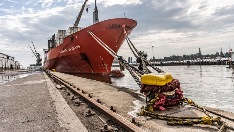 Bananowy serwis w Porcie Gdańsk (foto, wideo)-GospodarkaMorska.pl
