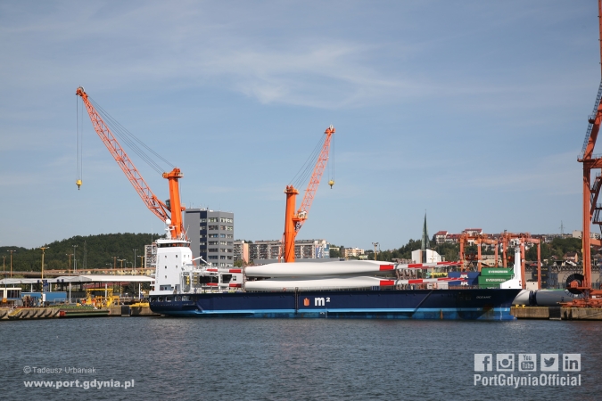 Port Gdynia portem instalacyjnym polskich farm wiatrowych na Bałtyku [foto, wideo]-GospodarkaMorska.pl
