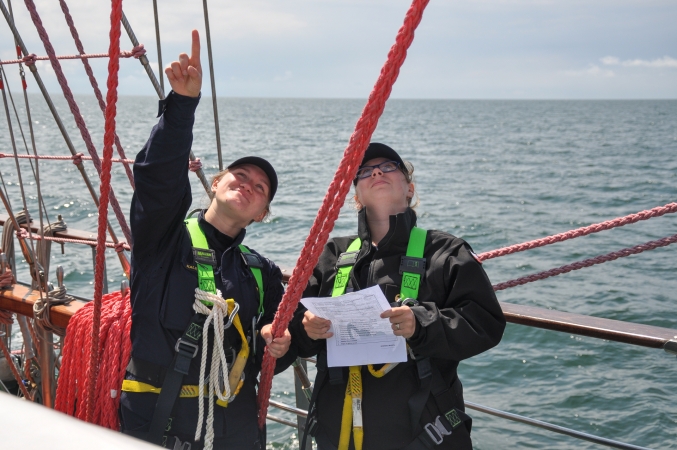 Relacja z przebiegu praktyk pod żaglami [foto]-GospodarkaMorska.pl